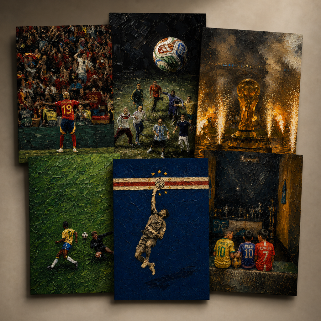 THE BEAUTIFUL GAME - 6 DESIGNS FOR EVERY SCREEN