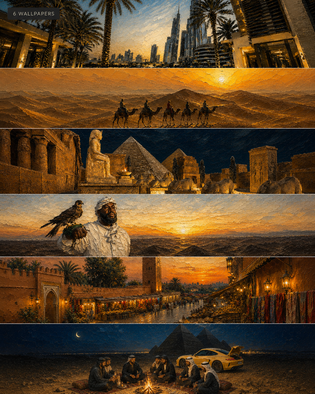 DESERT ROYALTY - 6 DESIGNS FOR EVERY SCREEN