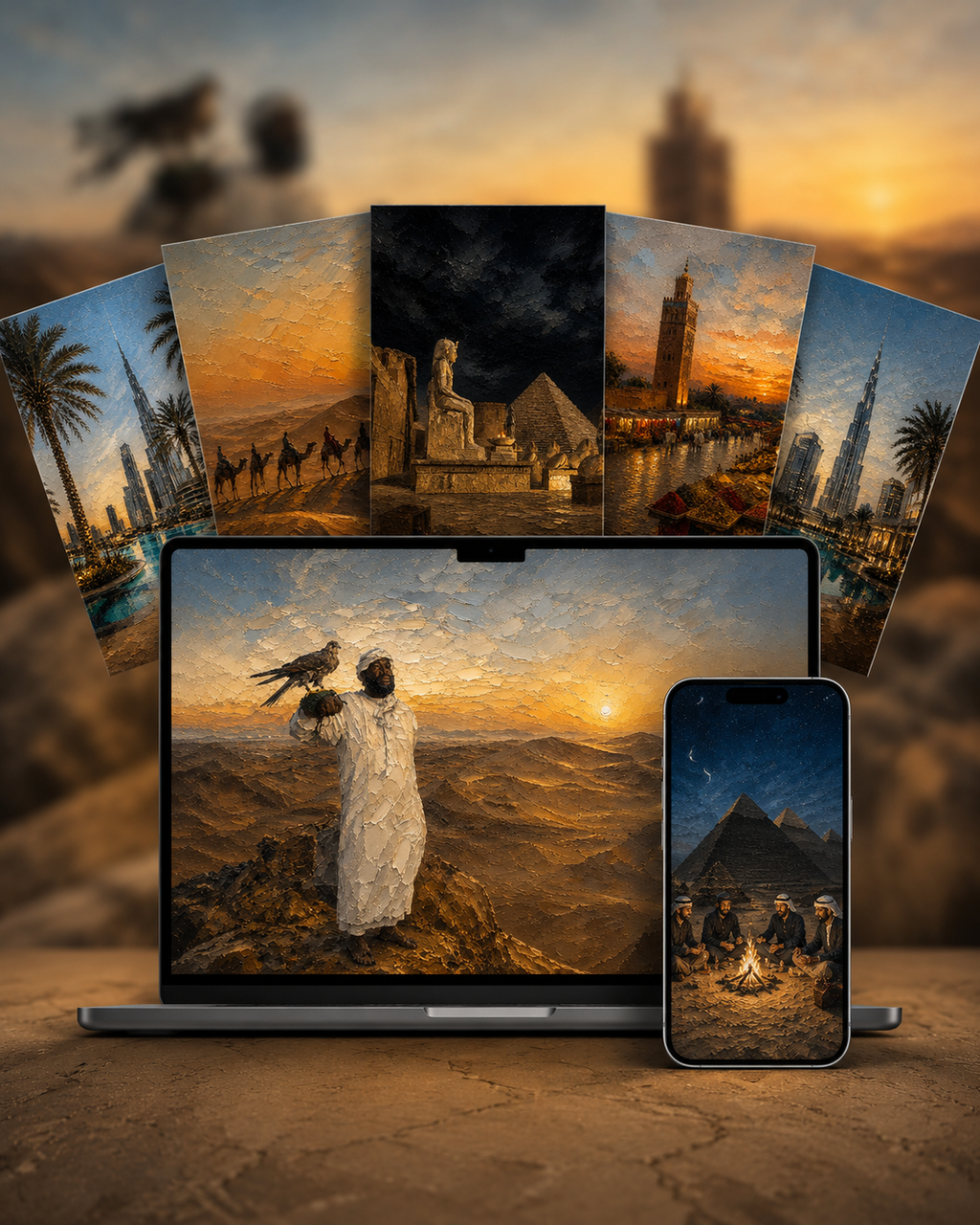 DESERT ROYALTY - 6 DESIGNS FOR EVERY SCREEN