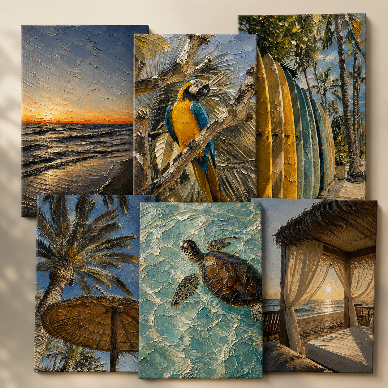 BEACHSIDE - 6 DESIGNS FOR EVERY SCREEN